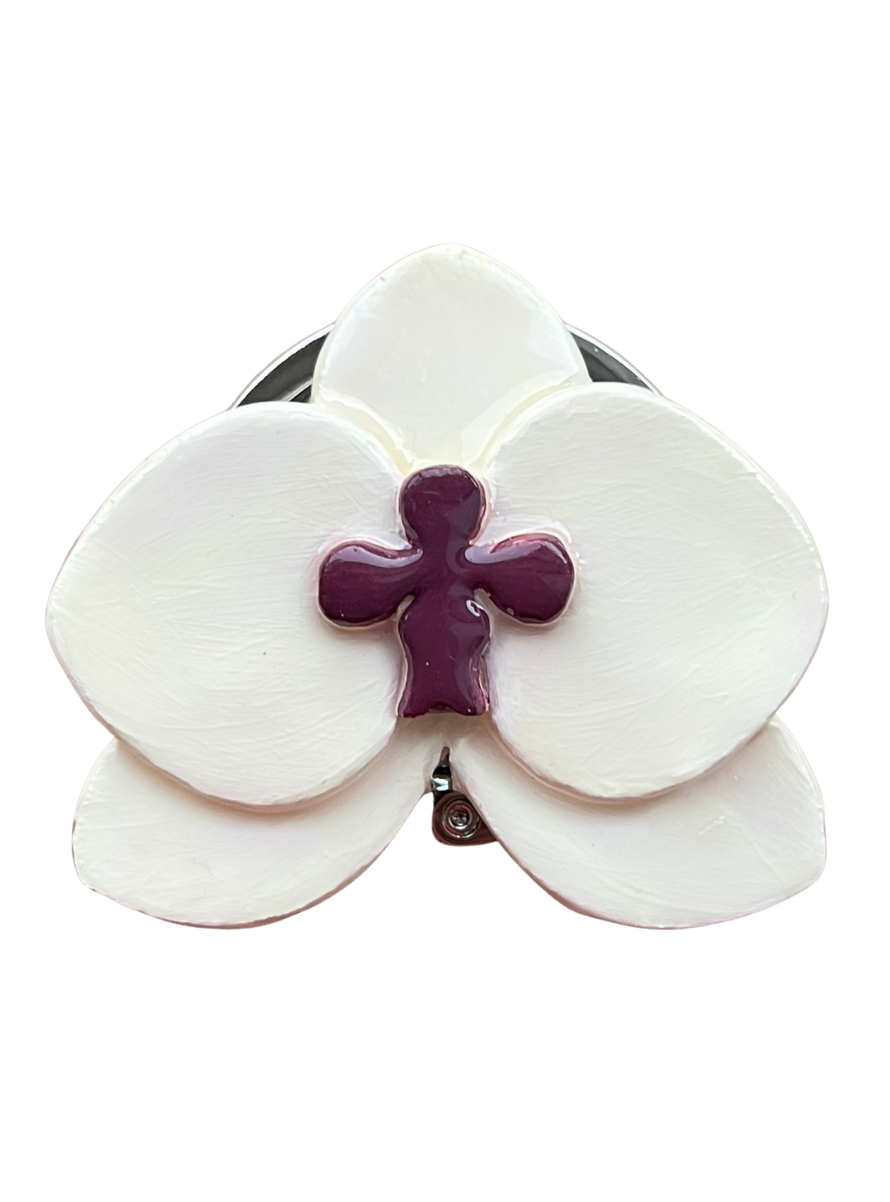 Bloom Purse Hook in Plum