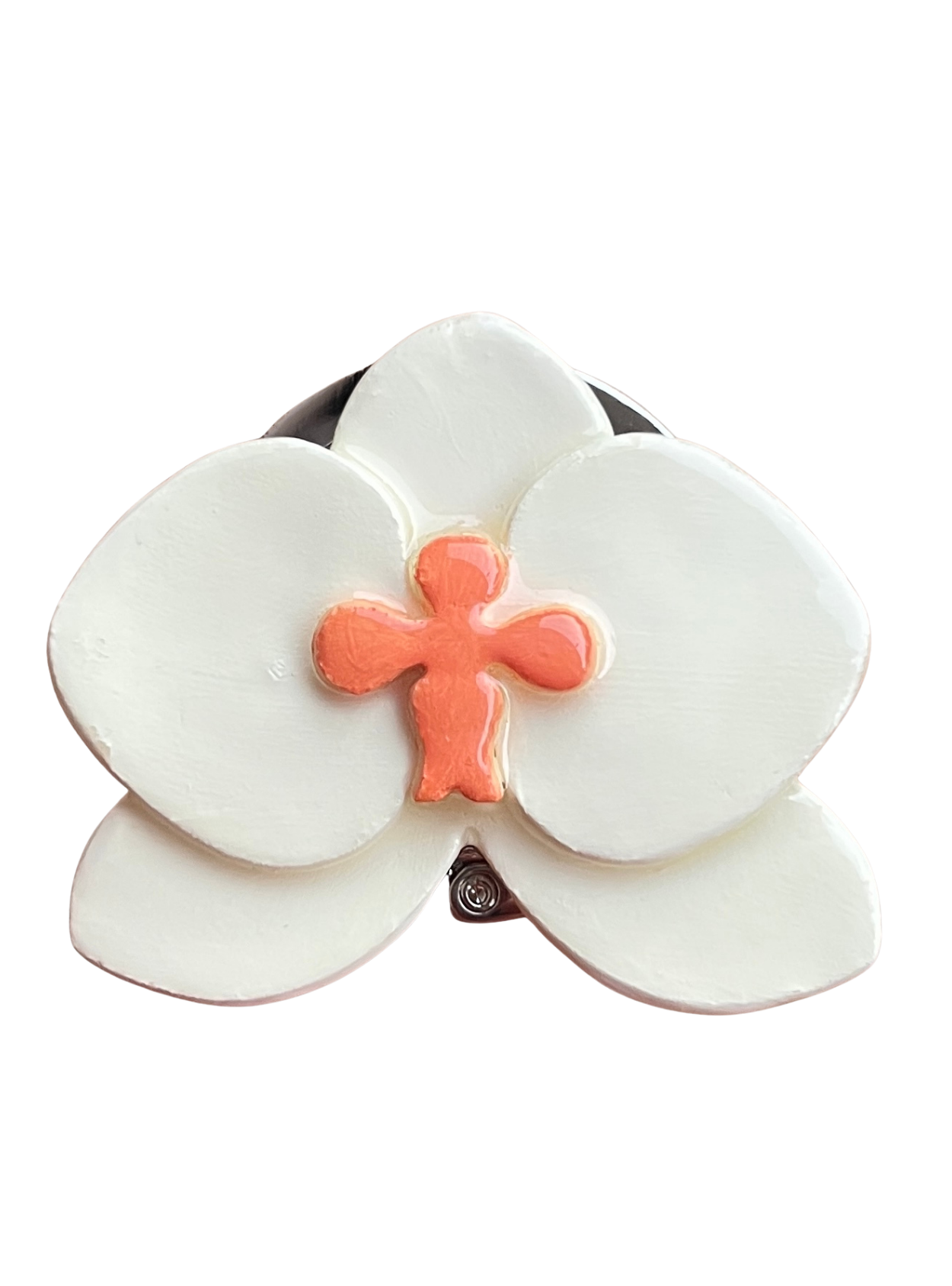 Bloom Purse Hook in Mandarin