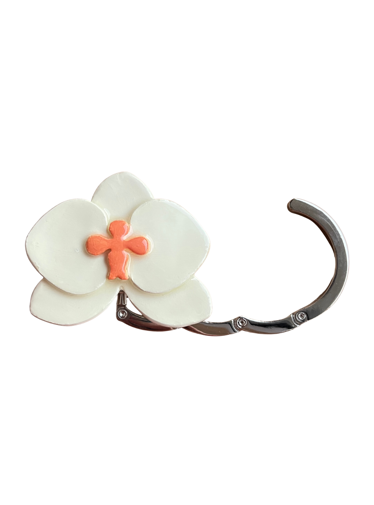 Bloom Purse Hook in Mandarin