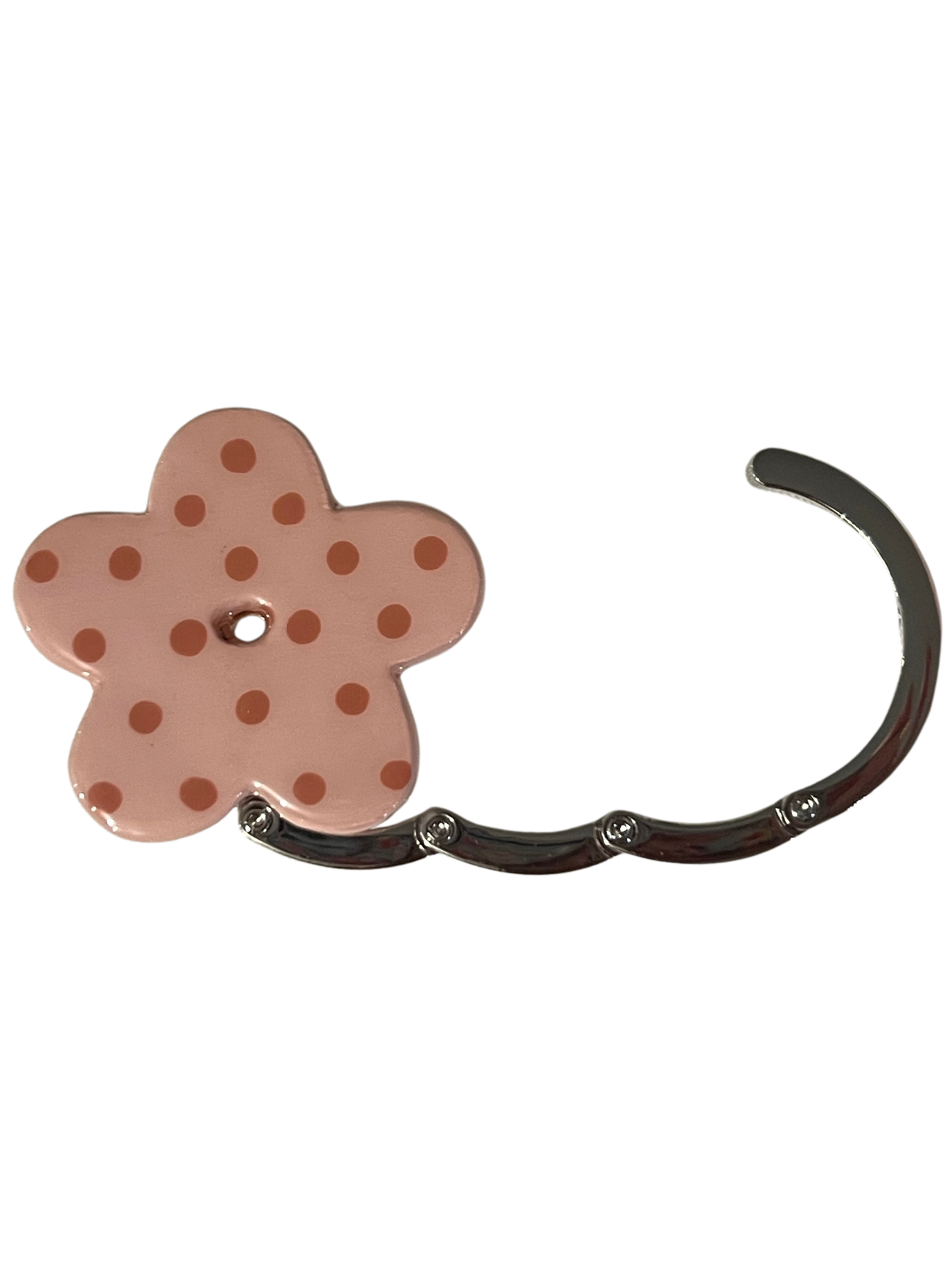 Purse Hook in Cotton Candy Polka