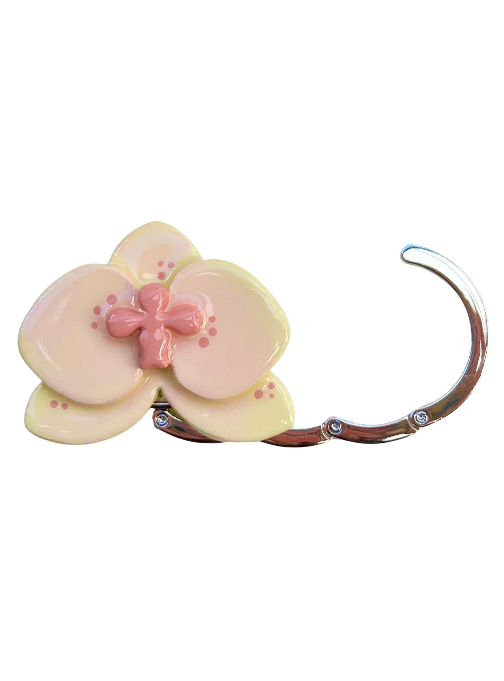 Bloom Purse Hook in Butter/Blush