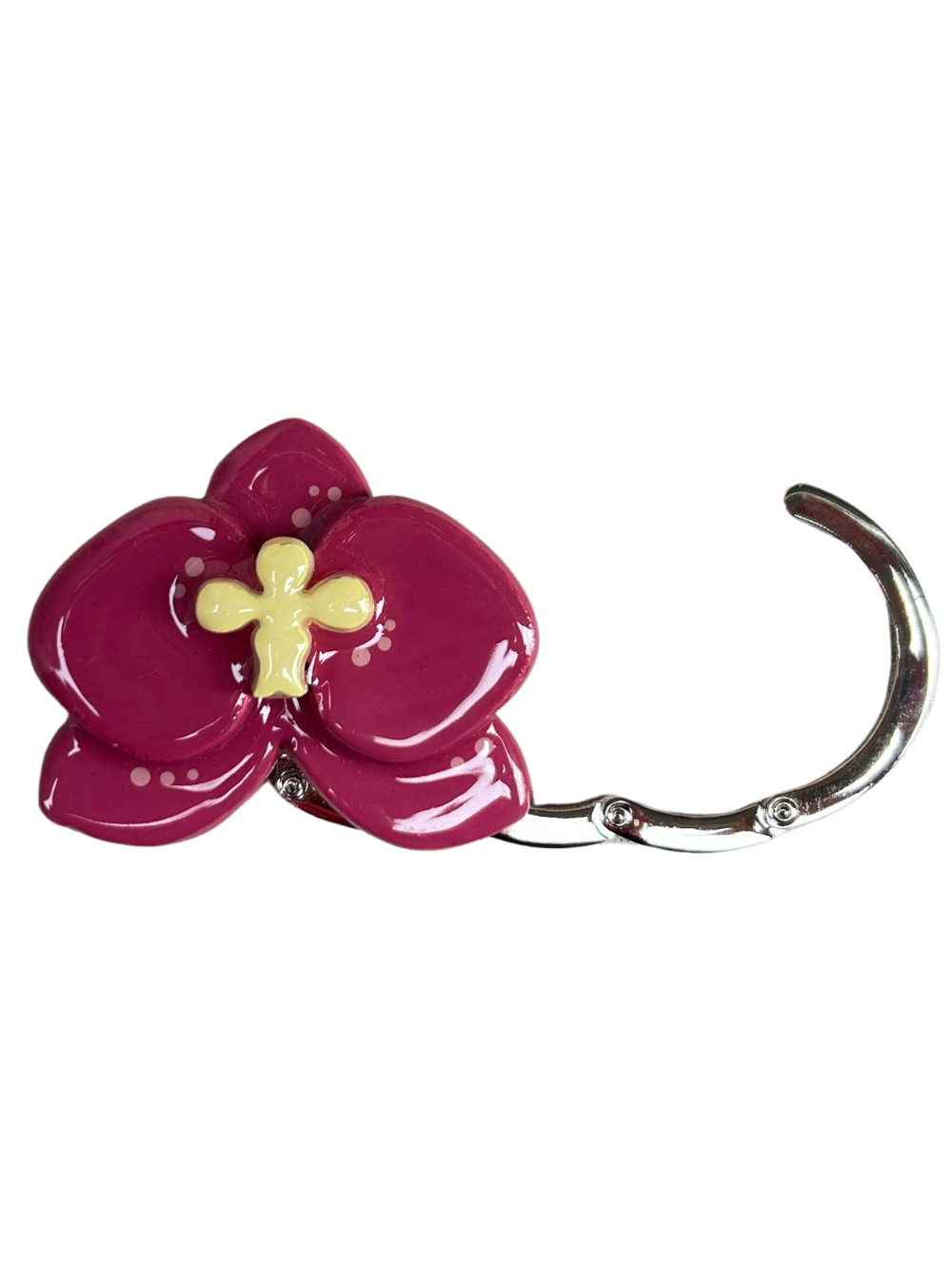 Bloom Purse Hook in Magenta