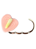 Anthurium Purse Hook in Blush/Butter