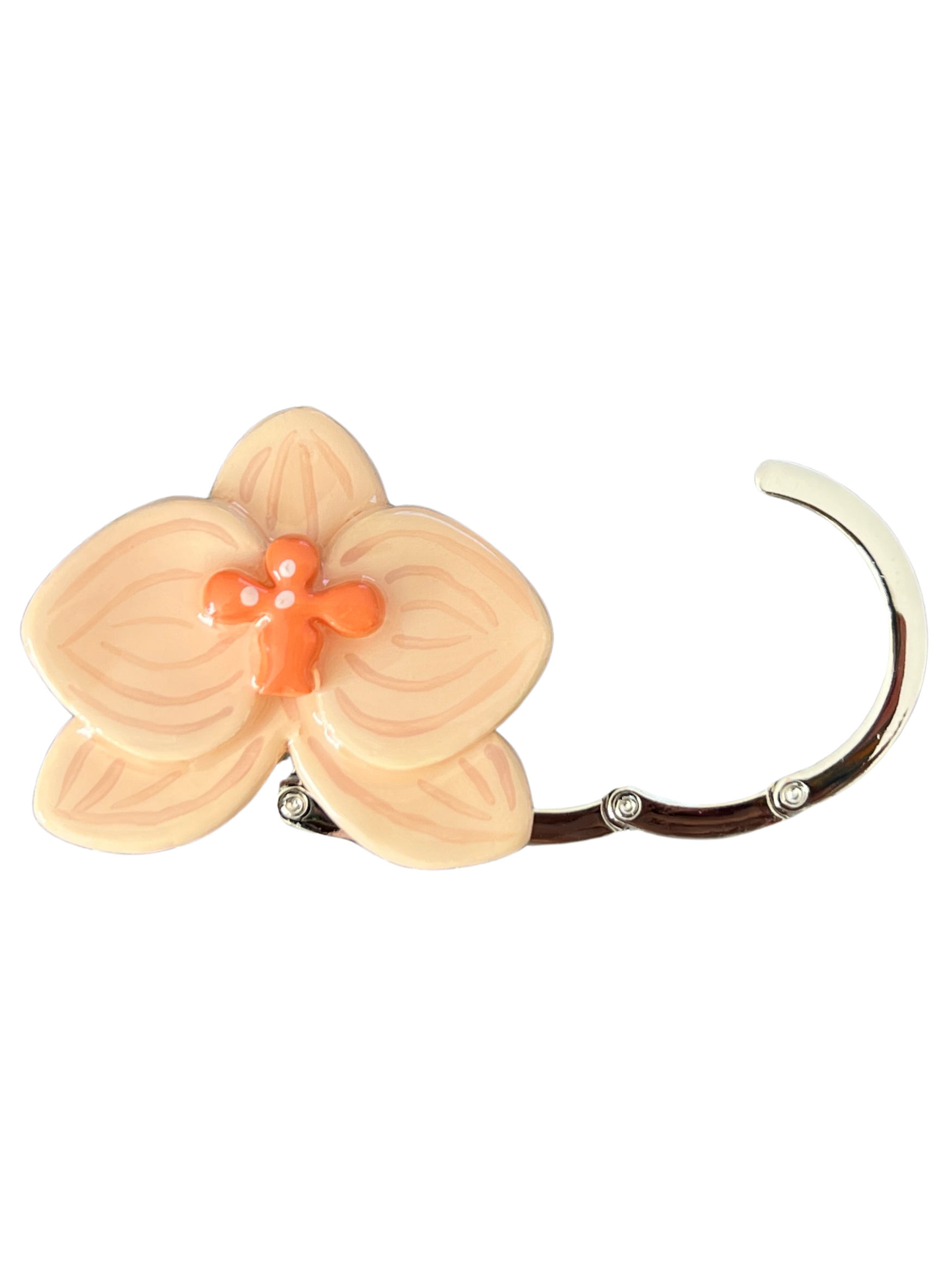 Bloom Purse Hook in Apricot