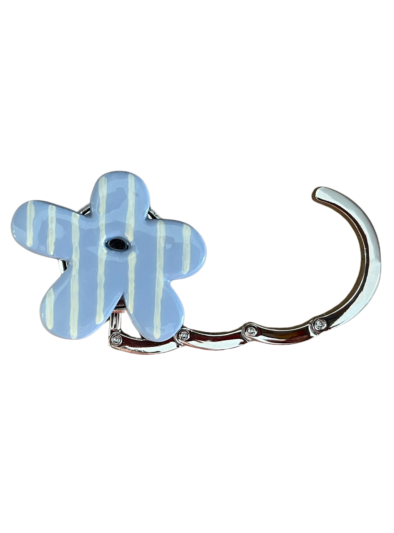 Purse Hook in Cloud Stripes