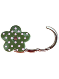 Purse Hook in Strawberry Matcha Polka