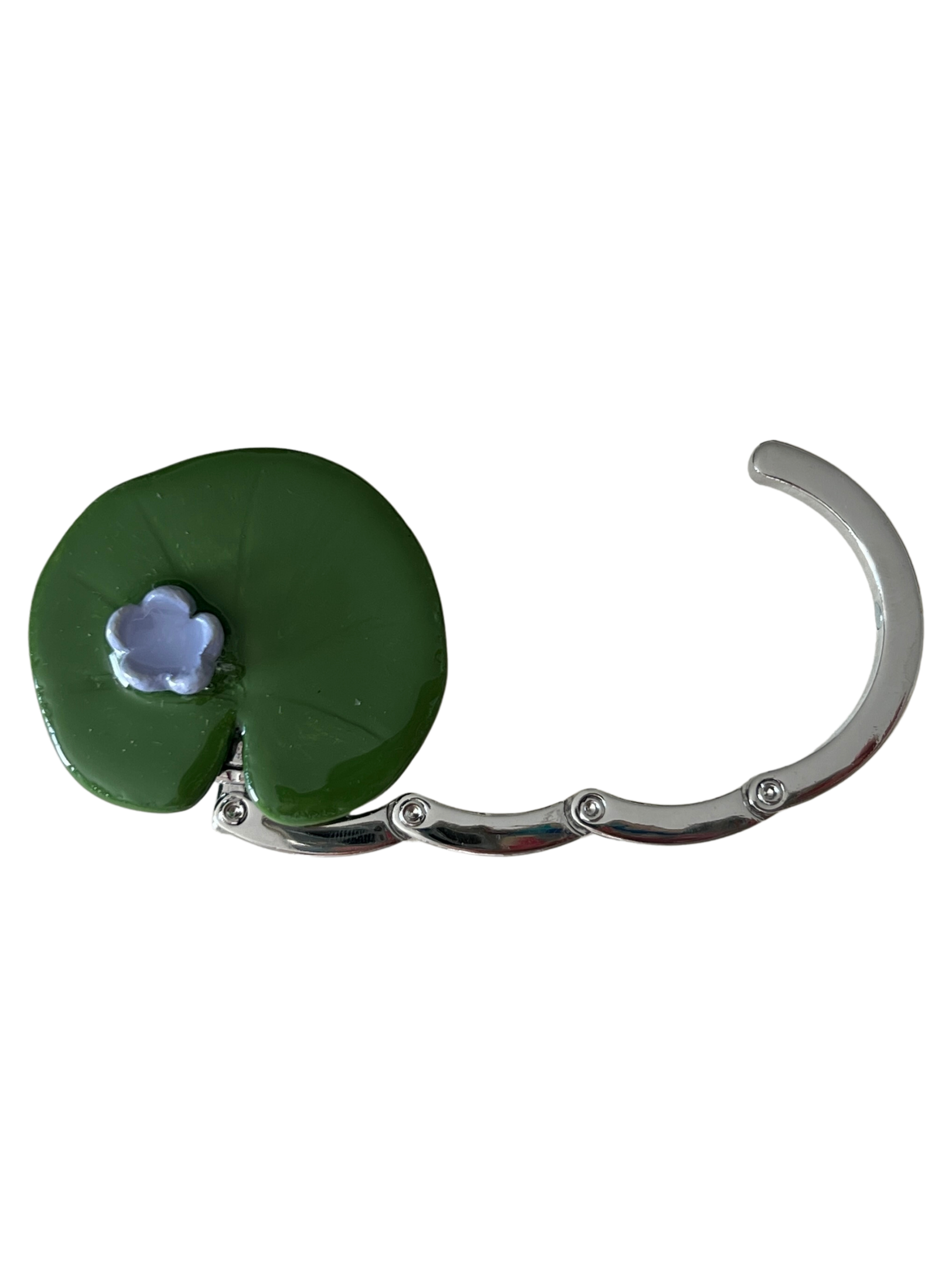 Water Lily Purse Hook in Misty Lilac
