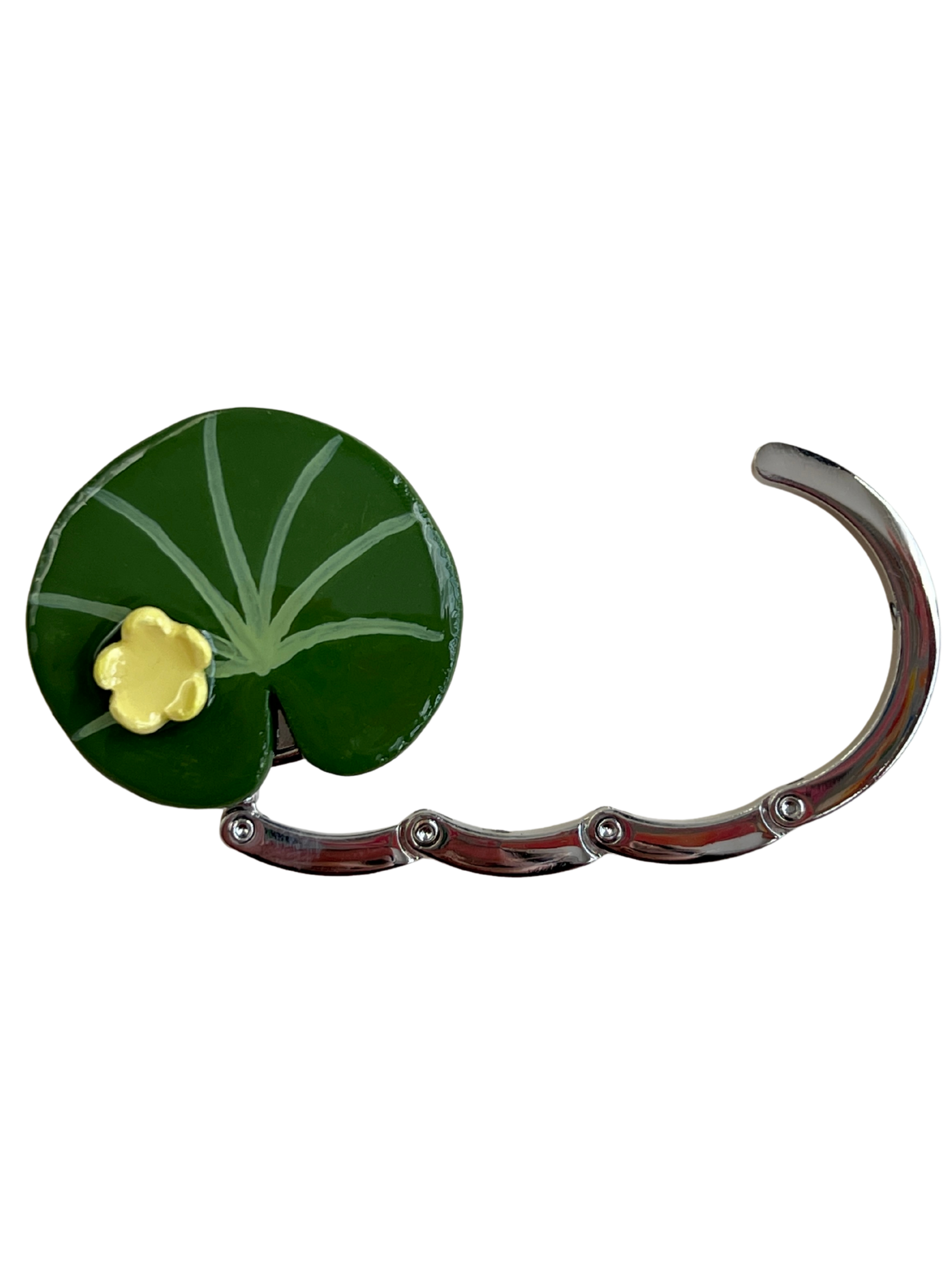 Lily Pad Purse Hook in Butter
