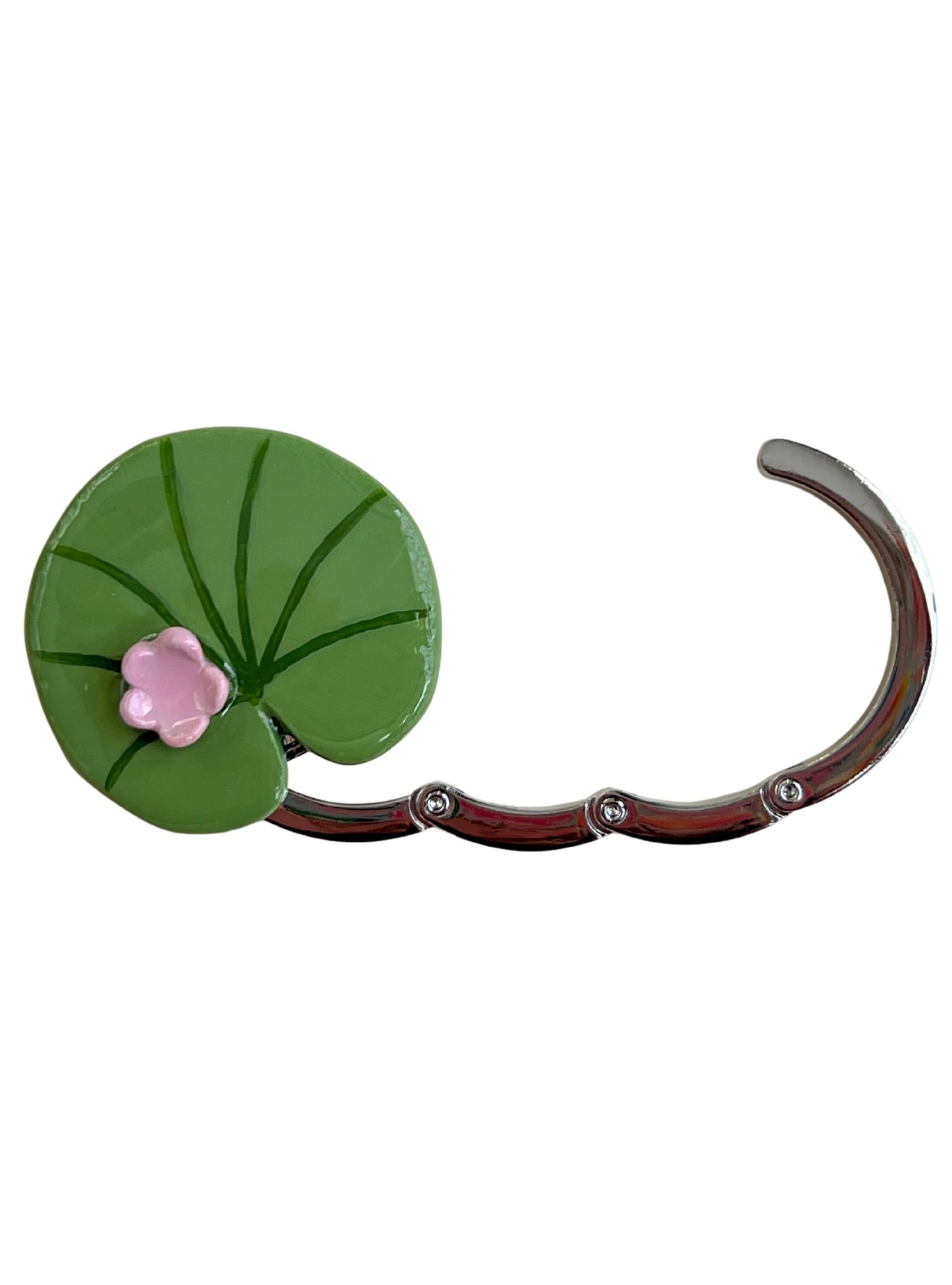 Lily Pad Purse Hook in Candy