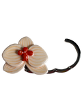 Bloom Purse Hook in Coral Stripes