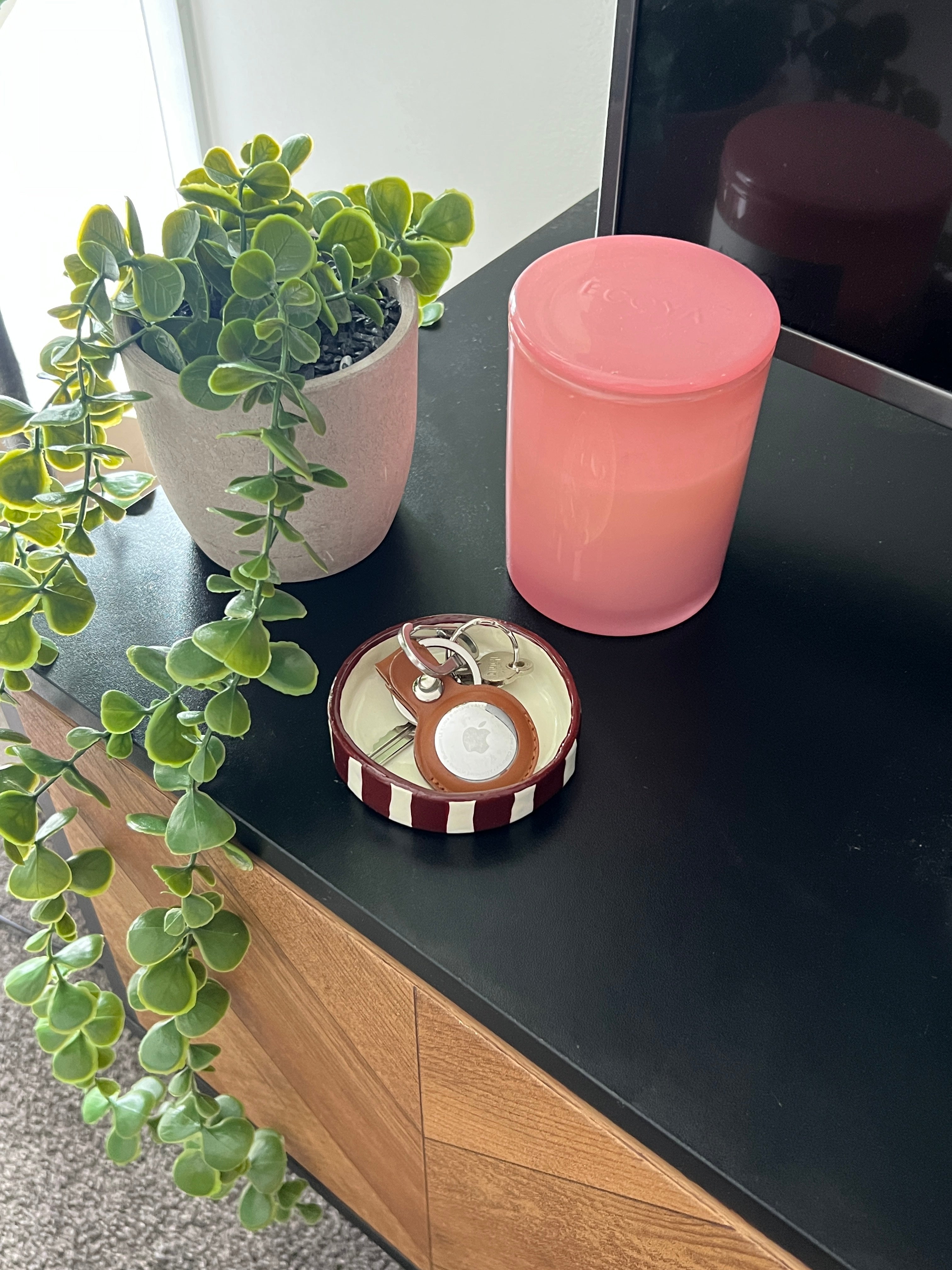 Trinket Dish in Deep Red