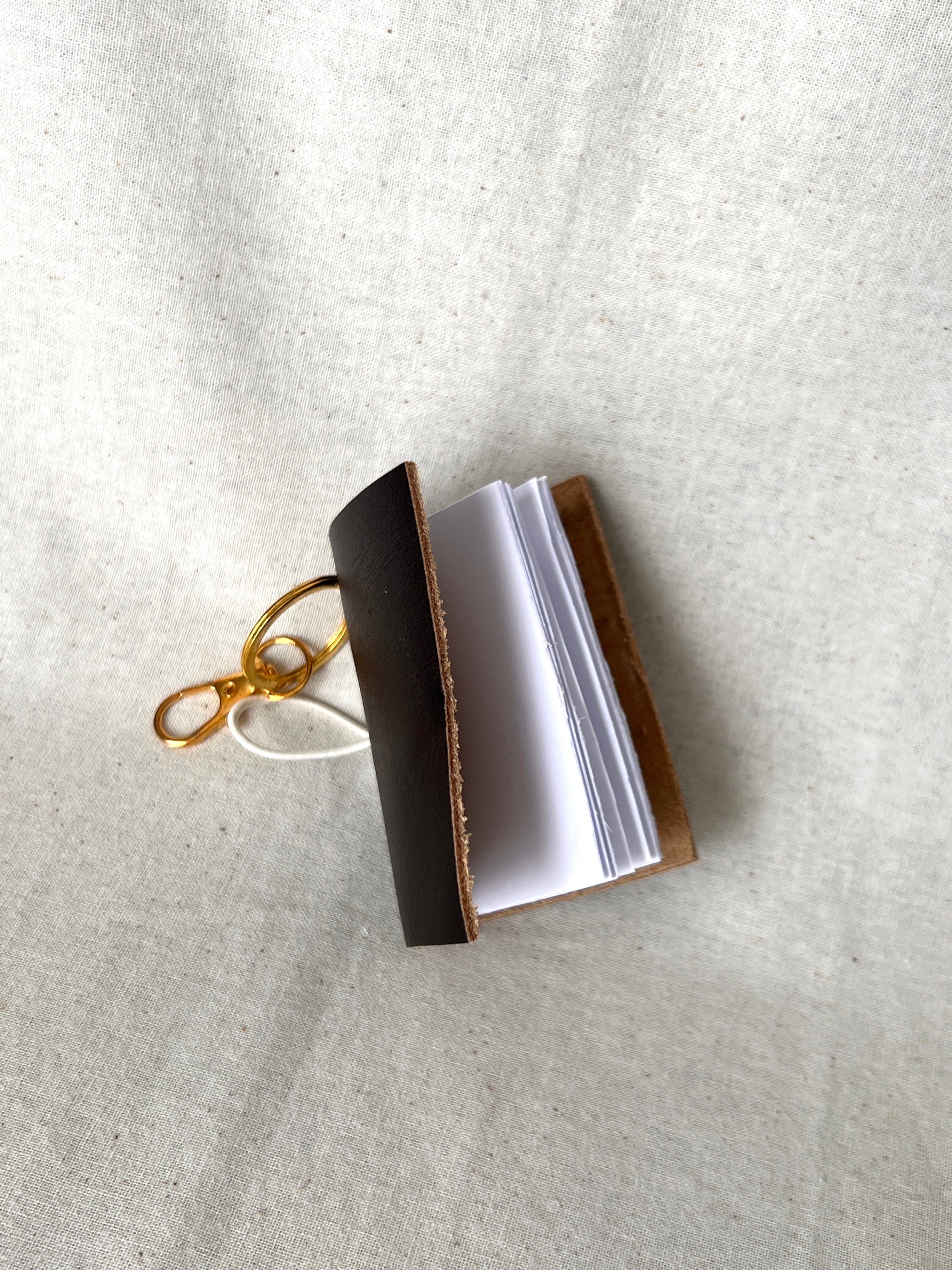 Mini Journal Keychain