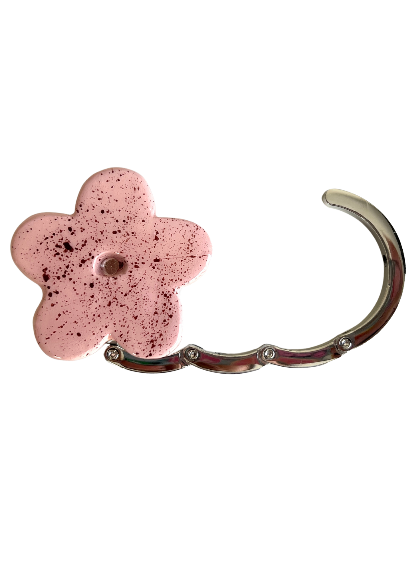 Purse Hook in Speckled Blush